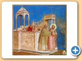 5.1.7-Giotto-Capilla de Enrico Scrovegni-Detalle-Los sacerdotes expulsan del templo a San Joaquin (Padua-Italia)